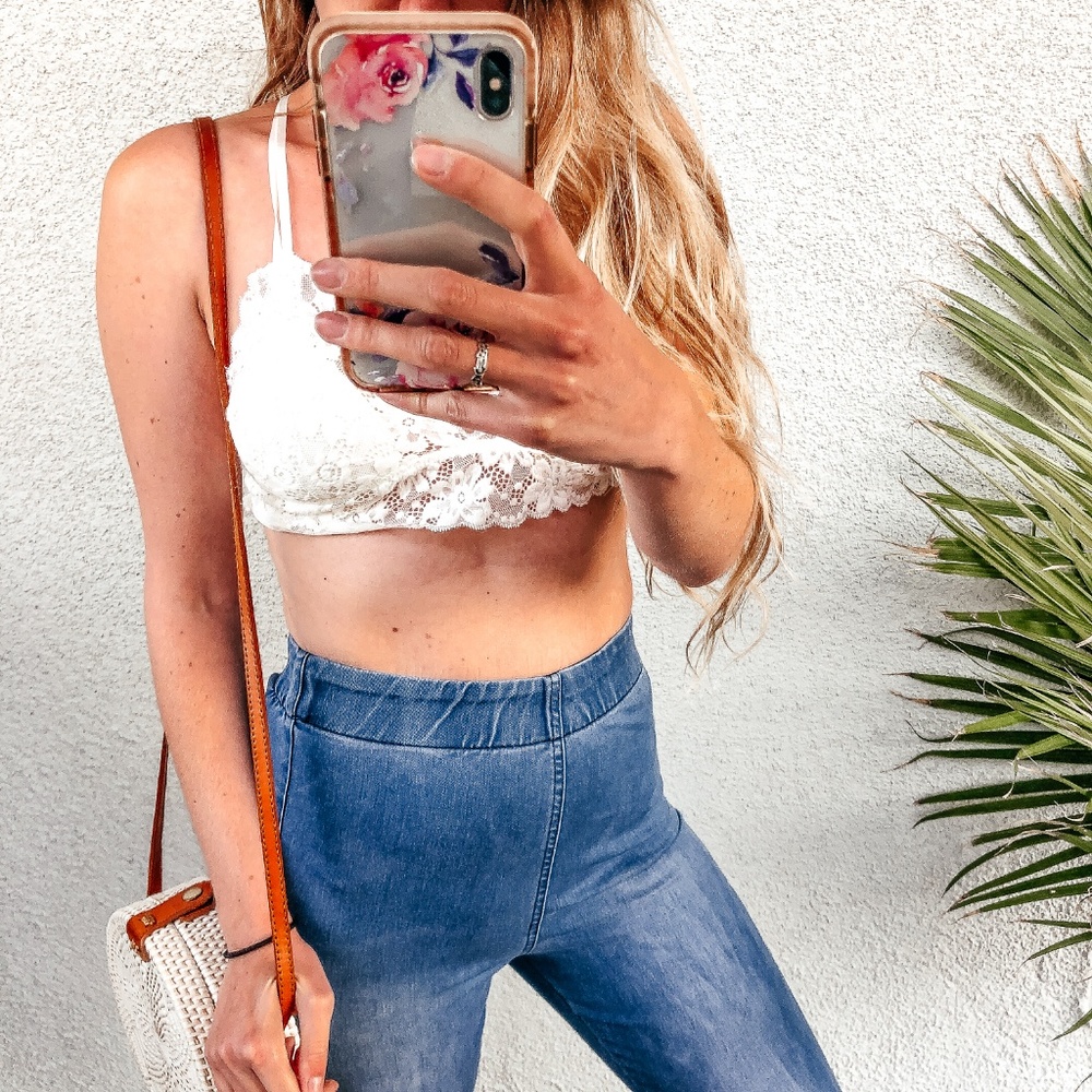 LAST 1 Denim Blue Woodstock Super Flare Jeans - Picture 4 of 8
